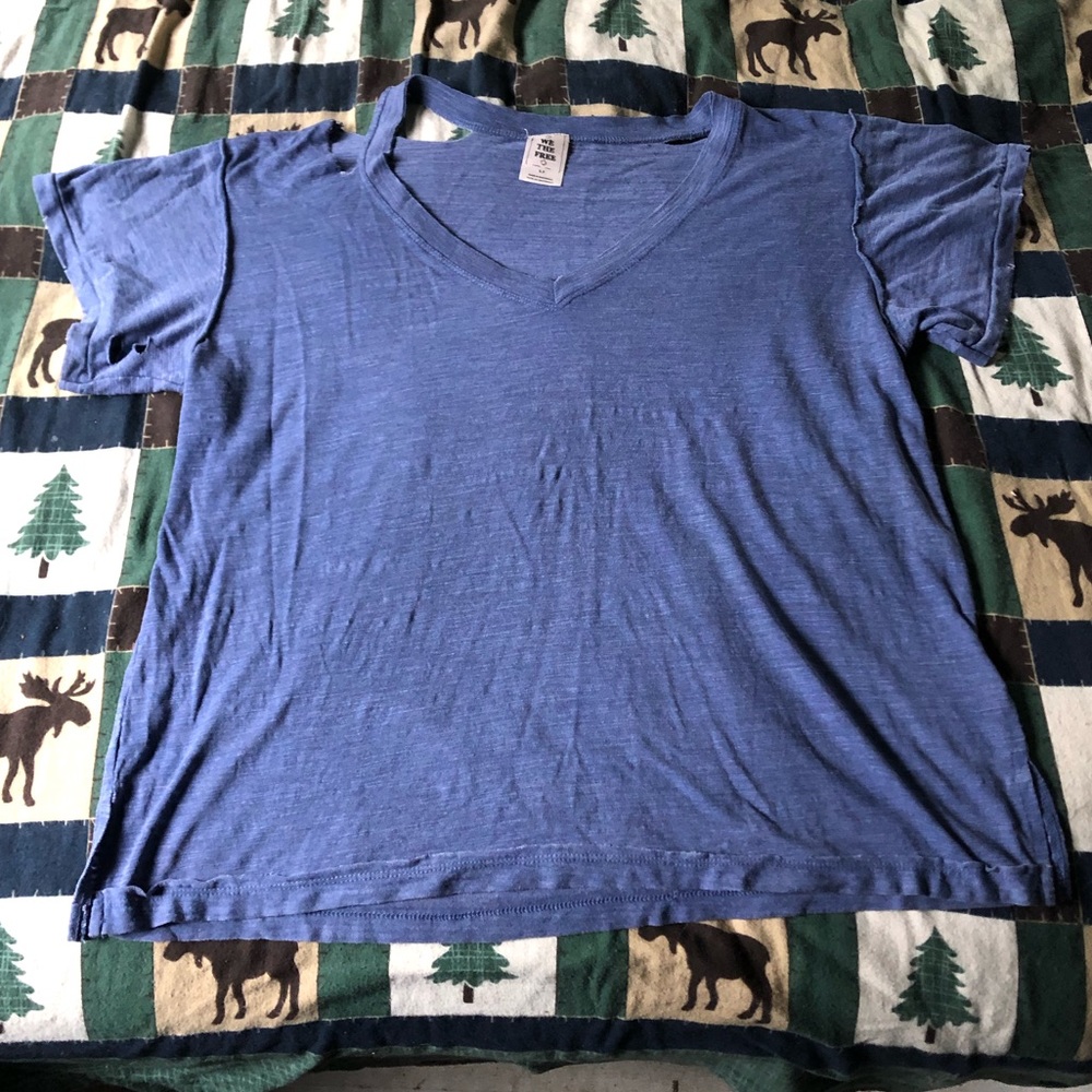 Free People cut out oversized T
